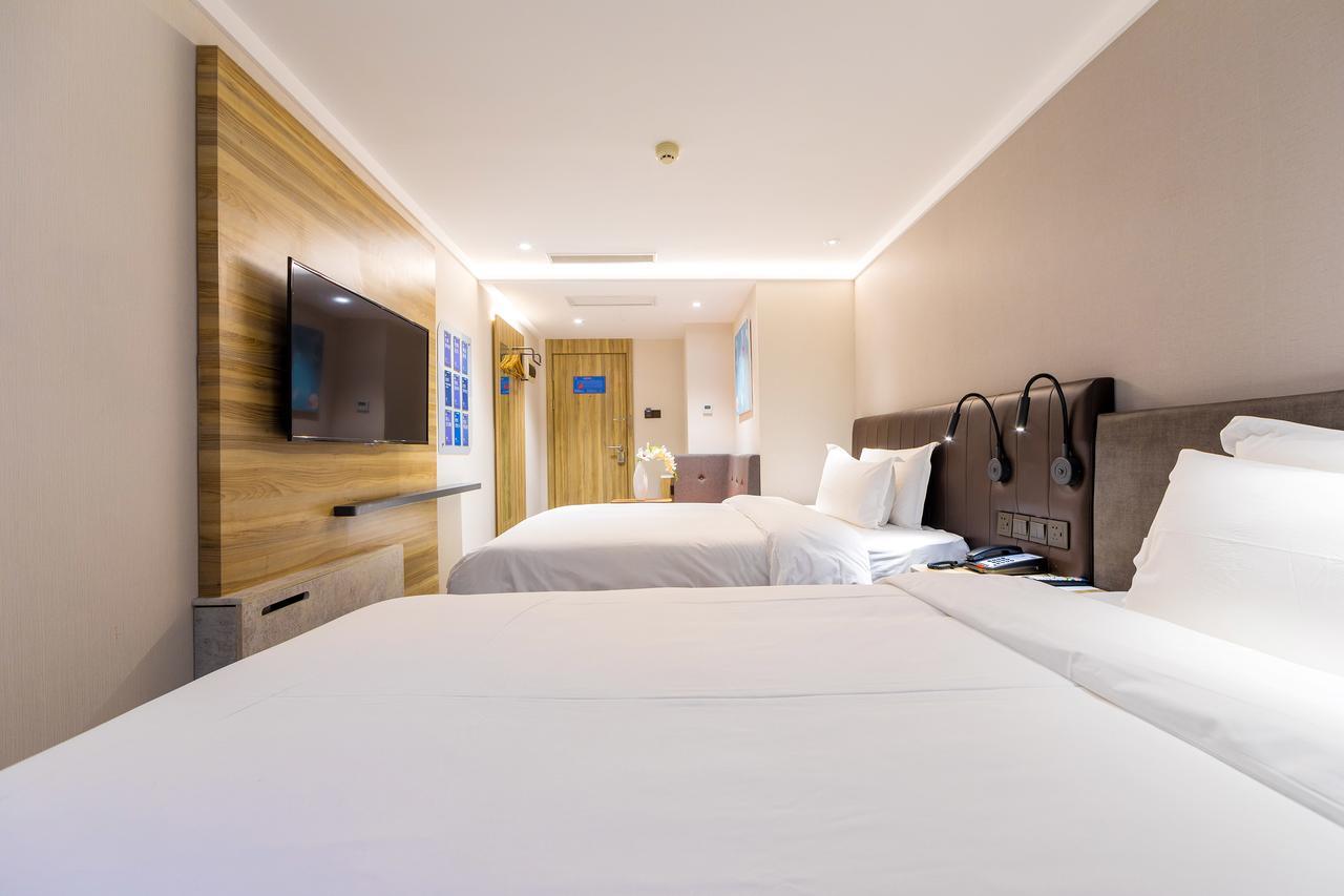 Hanting Premium Hotel Shanghai Dapu Bridge Riyueguang Shopping Mall Exterior foto