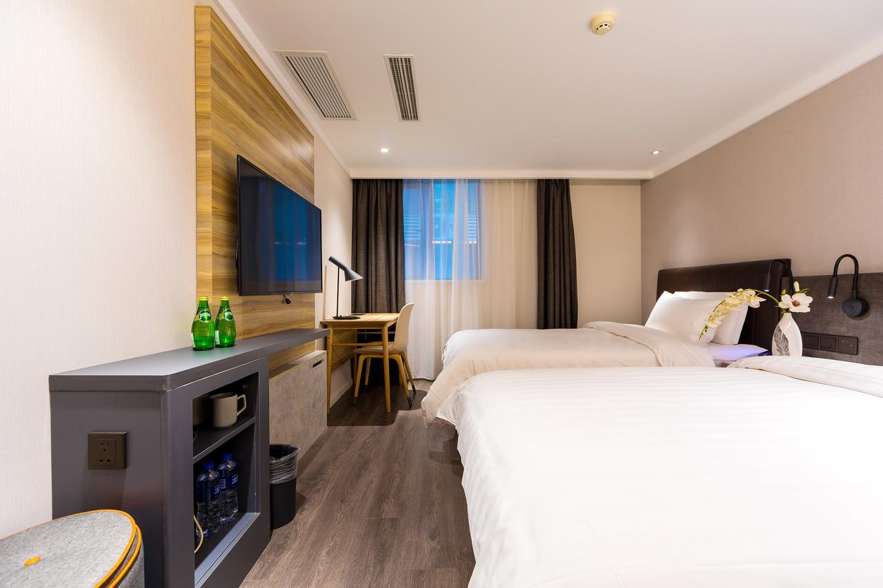 Hanting Premium Hotel Shanghai Dapu Bridge Riyueguang Shopping Mall Exterior foto
